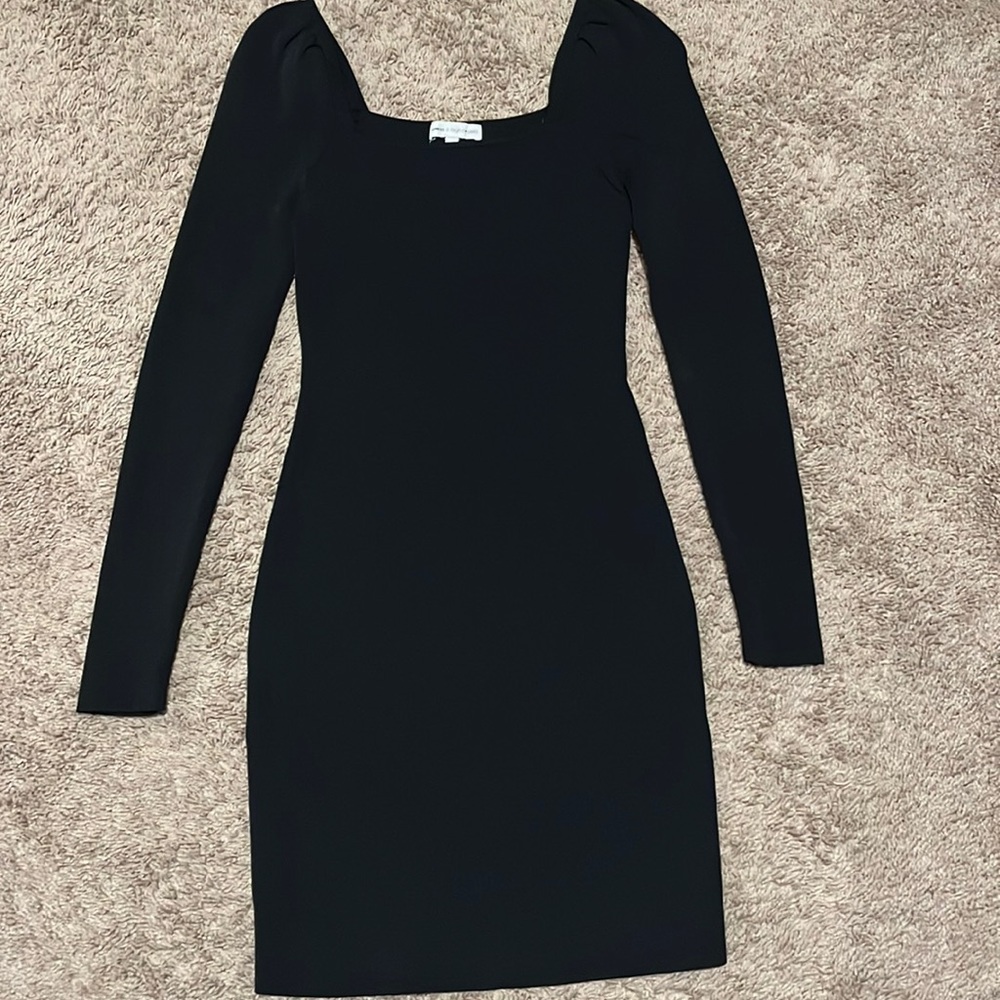 Express x negin mirsalehi long sleeve black dress, cams